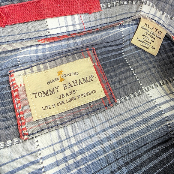 Coastal Prep Tommy Bahama Jeans Shirt Bundle Men’s XL Patchwork Plaid (2) - Picture 3 of 11